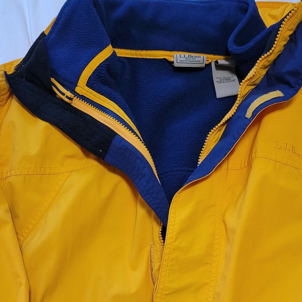 LL Bean Rain and Fleece 3 in one jacket